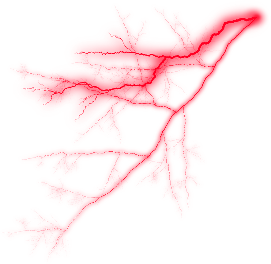 Red Lightning Effect